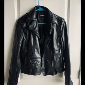 Express faux leather jacket
